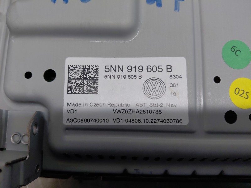 Recambio de pantalla multifuncion para volkswagen taigo life referencia OEM IAM   