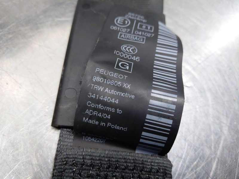 Recambio de cinturon seguridad delantero izquierdo para peugeot 3008 style referencia OEM IAM   