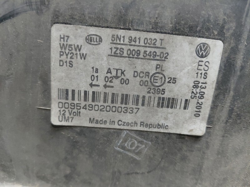 Recambio de faro derecho para volkswagen tiguan (5n_) 2.0 tdi 4motion referencia OEM IAM   