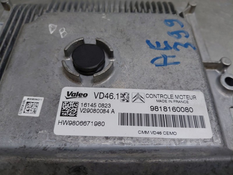 Recambio de centralita motor uce para peugeot 3008 style referencia OEM IAM 9818160080  
