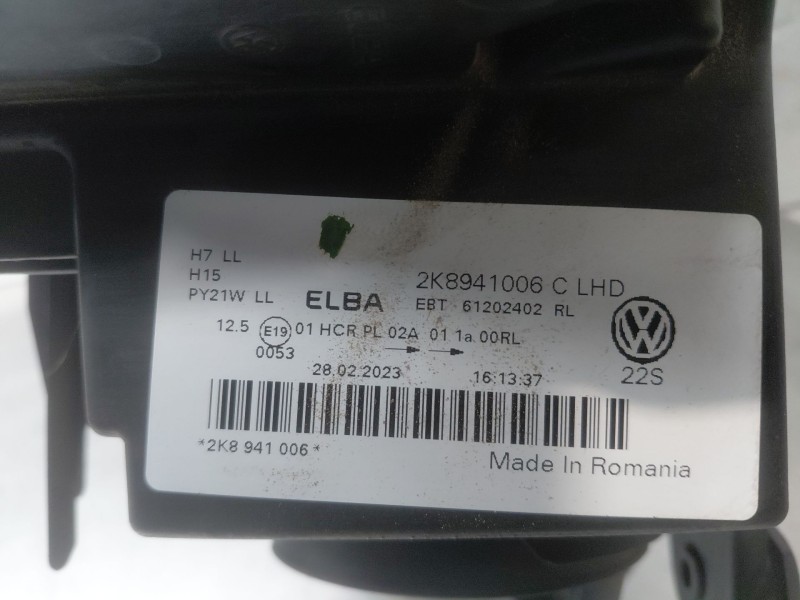 Recambio de faro derecho para volkswagen caddy v cargo referencia OEM IAM   