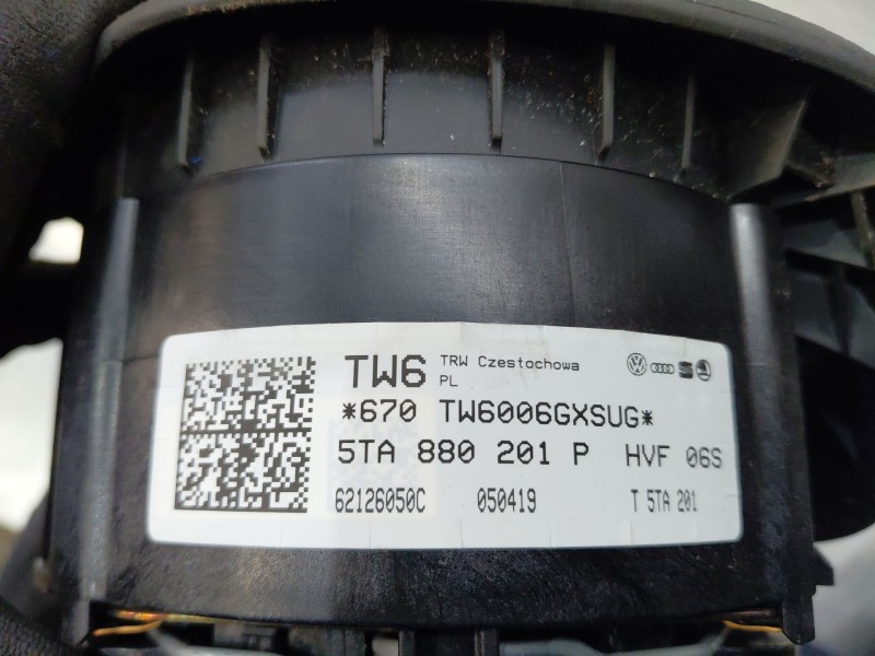 Recambio de kit airbag para volkswagen caddy iv furgoneta/monovolumen (saa, sah) 2.0 tdi referencia OEM IAM   