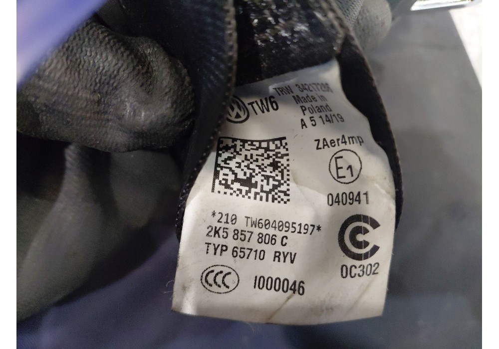 Recambio de kit airbag para volkswagen caddy iv furgoneta/monovolumen (saa, sah) 2.0 tdi referencia OEM IAM   