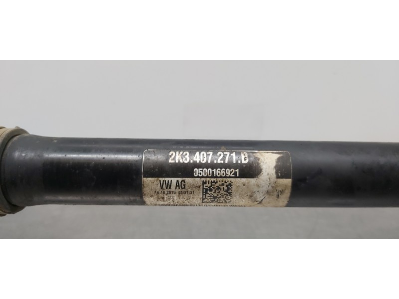 Recambio de transmision delantera izquierda para volkswagen caddy furgón/kombi furgón bluemotion referencia OEM IAM 2K3407271B  