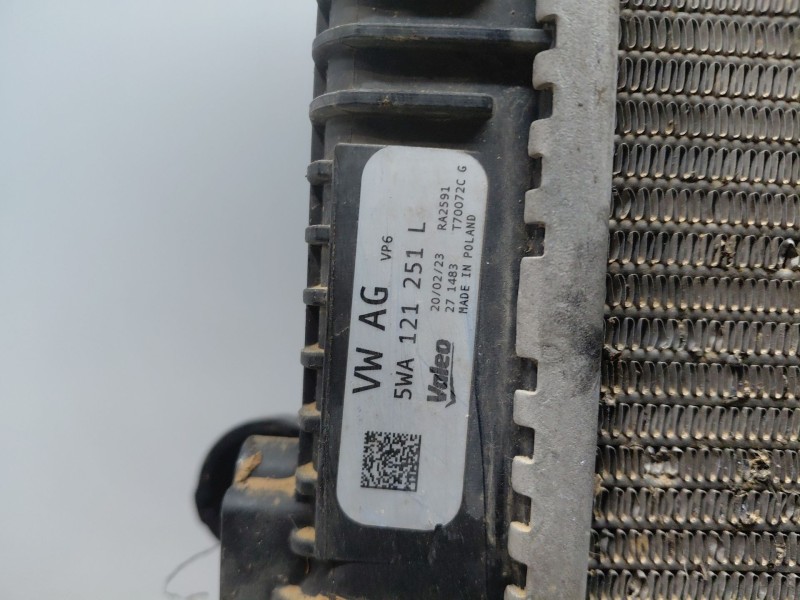 Recambio de radiador agua para volkswagen caddy v cargo referencia OEM IAM   
