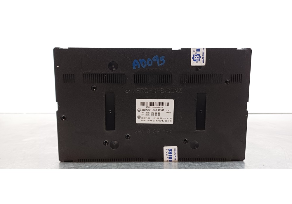 Recambio de caja reles / fusibles para mercedes clase s (w221) berlina 320 / 350 cdi (221.022) referencia OEM IAM A2215404762  