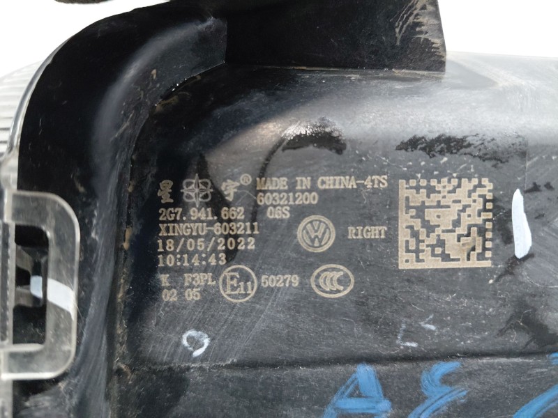 Recambio de faro antiniebla izquierdo para volkswagen taigo life referencia OEM IAM 2G7941662  