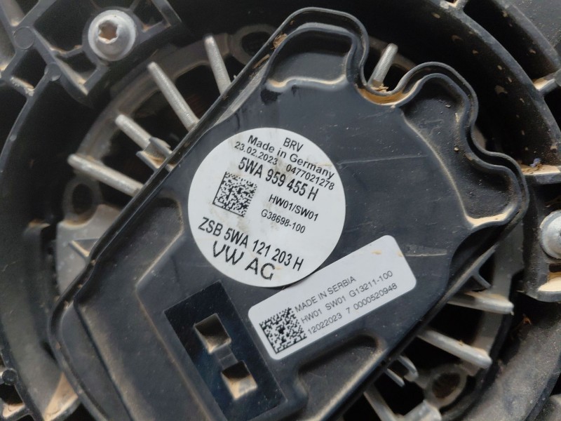 Recambio de electroventilador para volkswagen caddy v cargo referencia OEM IAM   