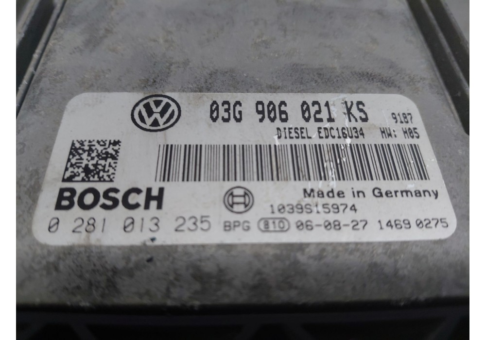 Recambio de centralita motor uce para volkswagen golf plus v (5m1, 521) 2.0 tdi referencia OEM IAM   