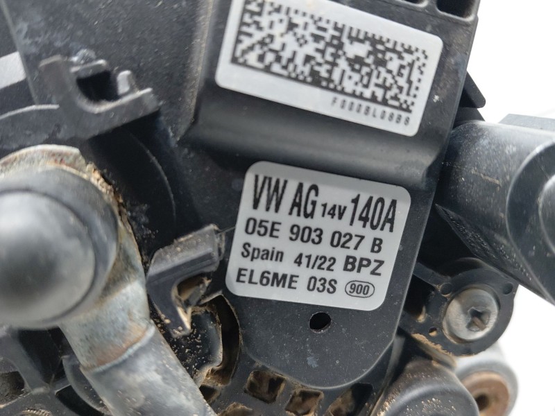 Recambio de alternador para volkswagen taigo life referencia OEM IAM   