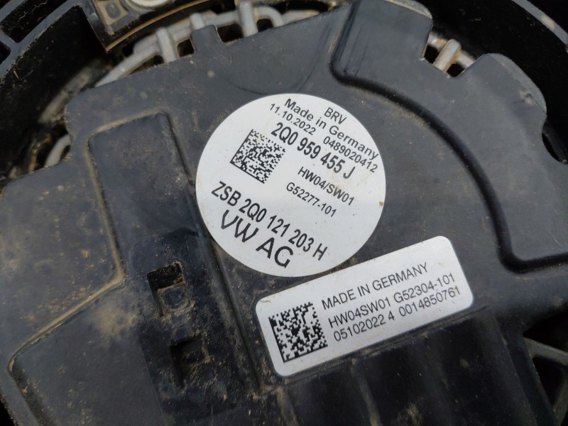 Recambio de electroventilador para volkswagen taigo life referencia OEM IAM   