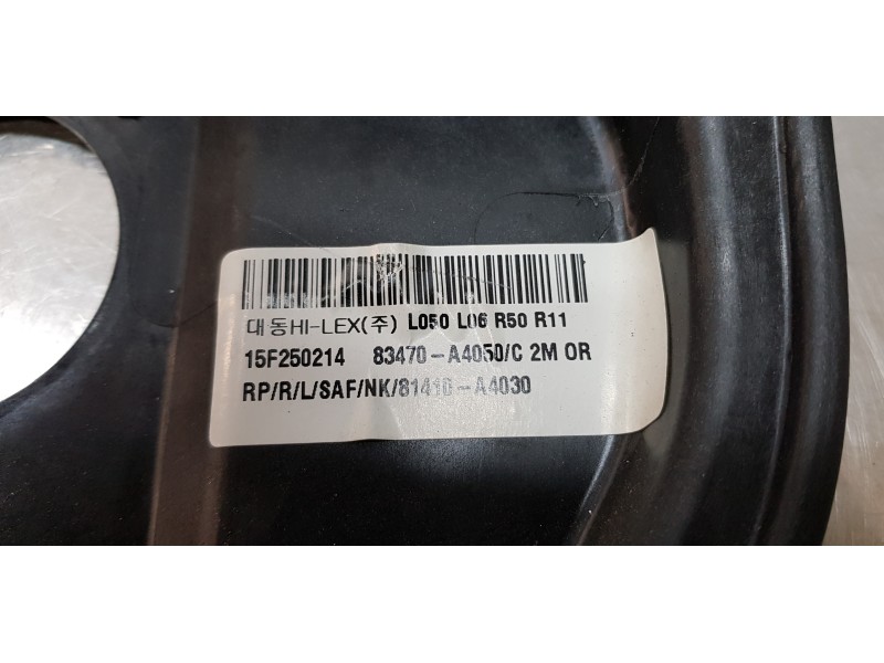 Recambio de elevalunas trasero izquierdo para kia carens ( ) concept referencia OEM IAM 83450A4010  