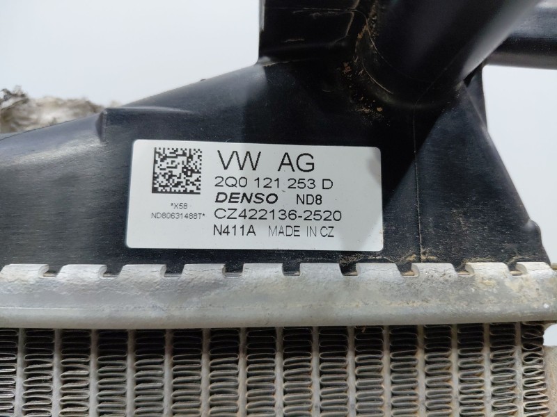 Recambio de radiador agua para volkswagen taigo life referencia OEM IAM   