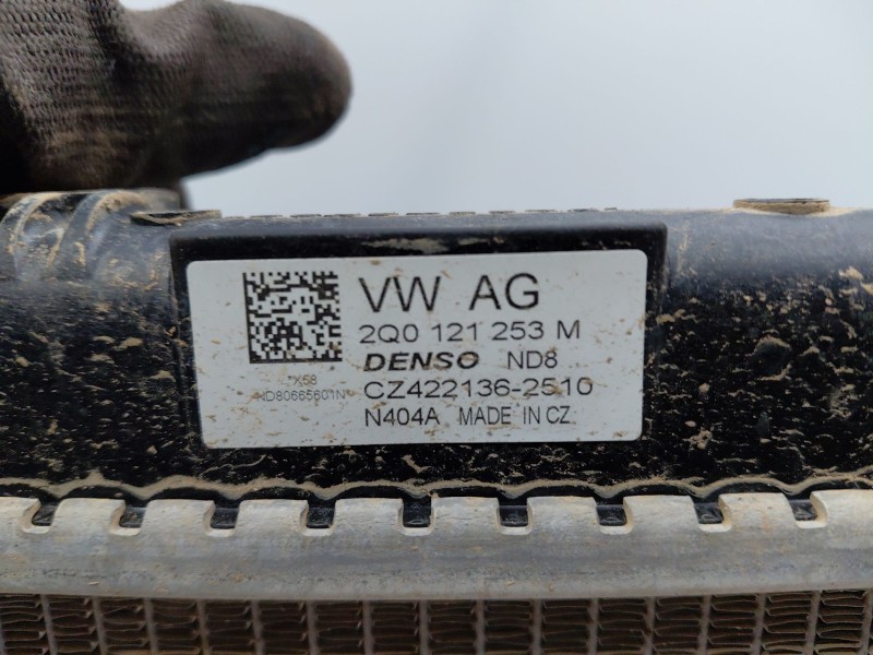 Recambio de radiador agua para volkswagen taigo life referencia OEM IAM   