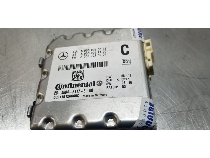 Recambio de sensor de aparcamiento para mercedes clase m (w166) ml 350 bluetec (166.004) referencia OEM IAM A0009050538  