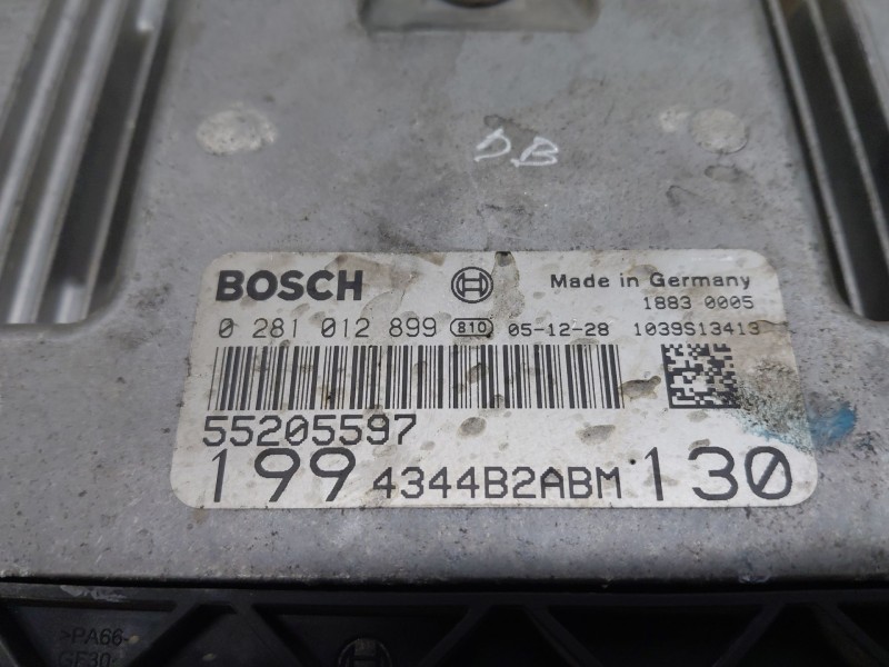 Recambio de centralita motor uce para fiat grande punto (199_) 1.9 d multijet referencia OEM IAM   