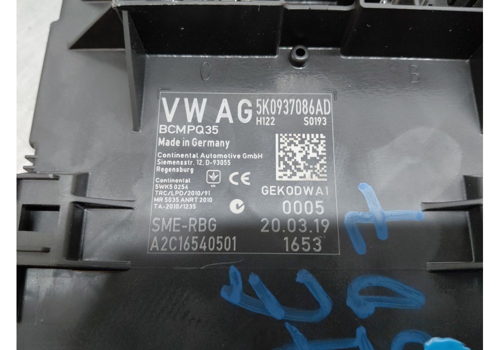 Recambio de modulo confort para volkswagen caddy iv furgoneta/monovolumen (saa, sah) 2.0 tdi referencia OEM IAM   