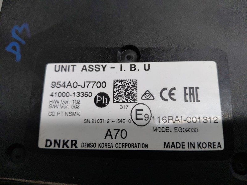 Recambio de modulo electronico para kia ceed sportswagon hybrid referencia OEM IAM 954A0-J7700  