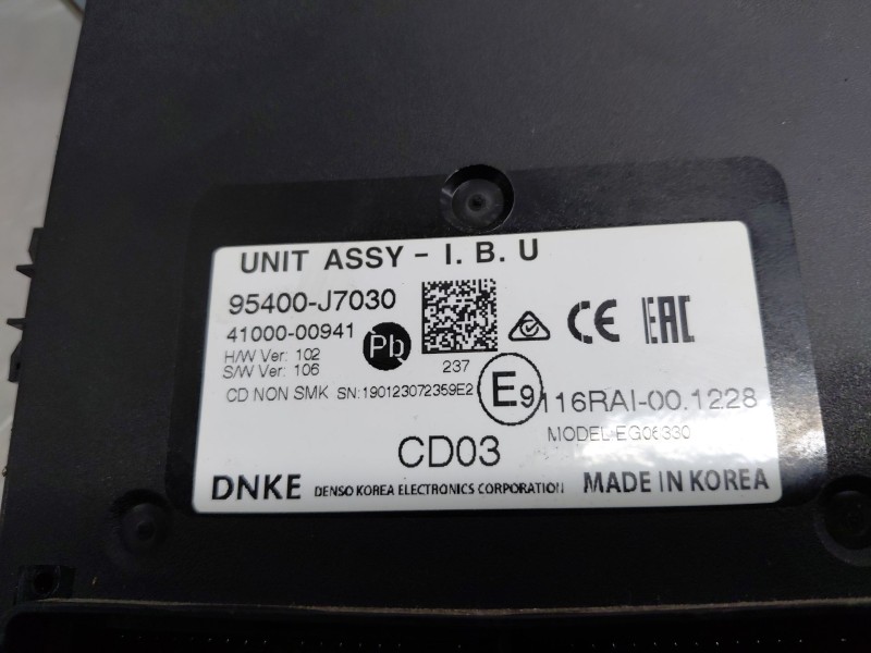 Recambio de modulo electronico para kia ceed drive referencia OEM IAM 95400-J7030  