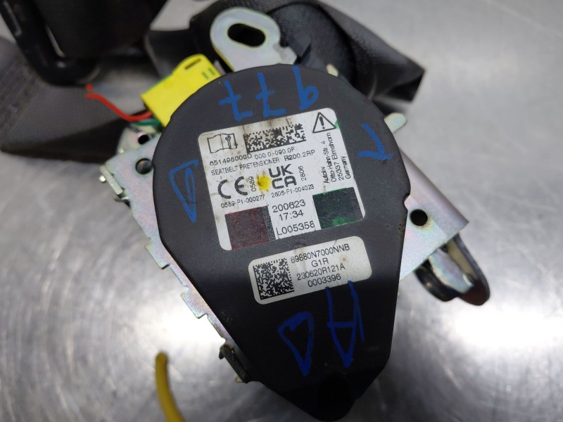 Recambio de cinturon seguridad trasero derecho para hyundai tucson tecno sky referencia OEM IAM 89880N7000NNB  