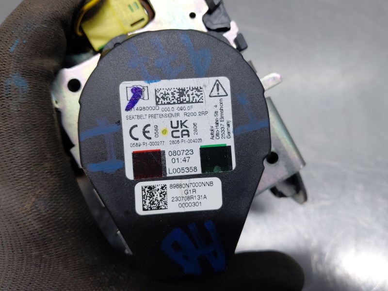 Recambio de cinturon seguridad trasero izquierdo para hyundai tucson tecno sky referencia OEM IAM 89880N7000NNB  