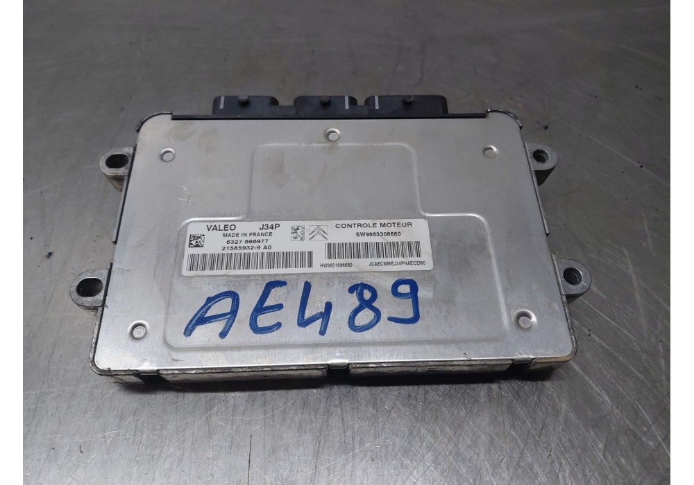 Recambio de centralita motor uce para citroën c3 i (fc_, fn_) 1.1 i referencia OEM IAM   