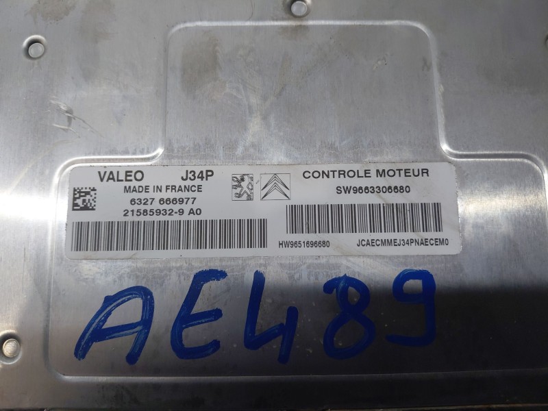 Recambio de centralita motor uce para citroën c3 i (fc_, fn_) 1.1 i referencia OEM IAM   