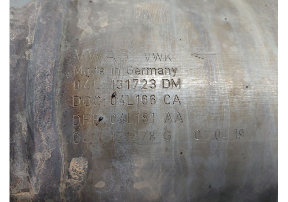 Recambio de filtro de particulas para volkswagen caddy iv furgoneta/monovolumen (saa, sah) 2.0 tdi referencia OEM IAM   