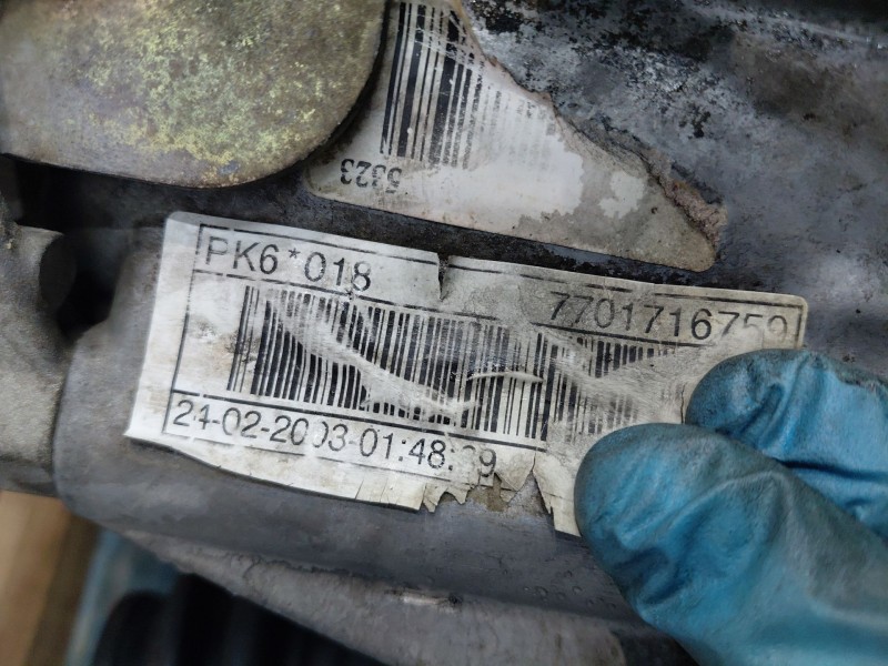 Recambio de caja cambios para renault laguna ii grandtour (kg0/1_) 1.9 dci (kg0g) referencia OEM IAM PK6  