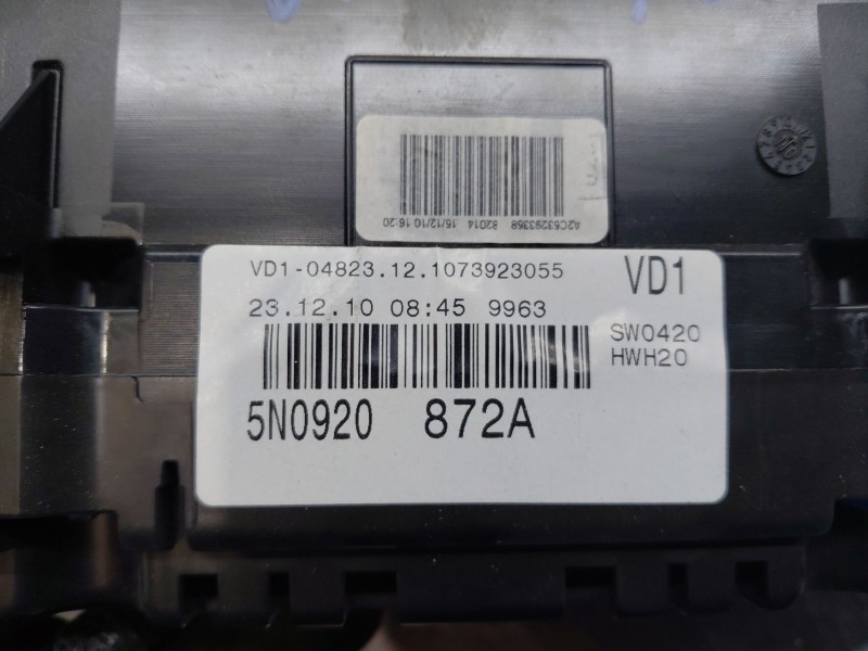 Recambio de cuadro instrumentos para volkswagen tiguan (5n1) advance referencia OEM IAM   