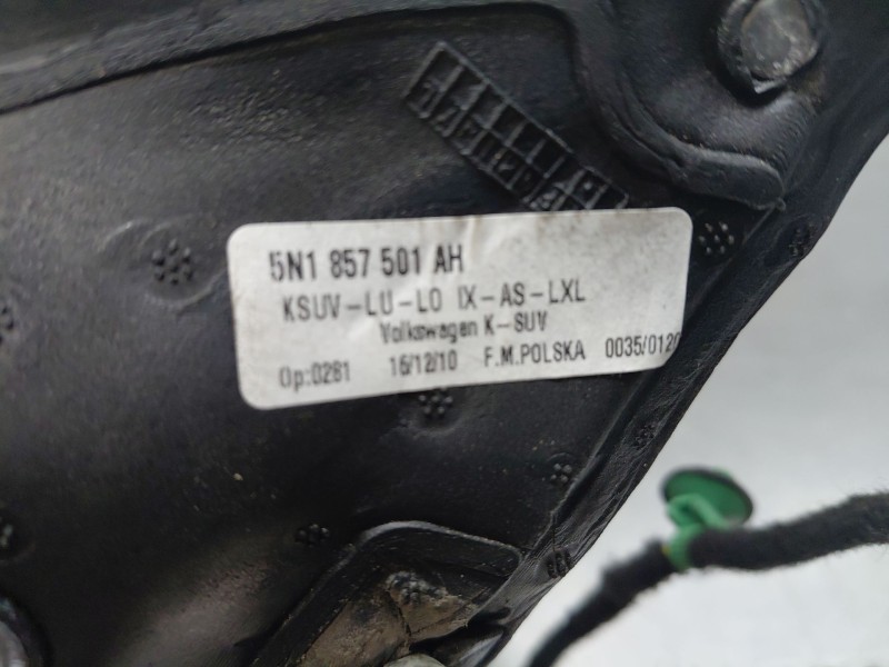 Recambio de retrovisor izquierdo para volkswagen tiguan (5n1) advance referencia OEM IAM   