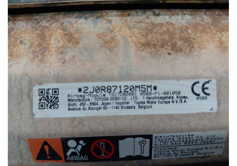 Recambio de kit airbag para toyota corolla touring sports (e21) hybrid referencia OEM IAM 5540002120C0  