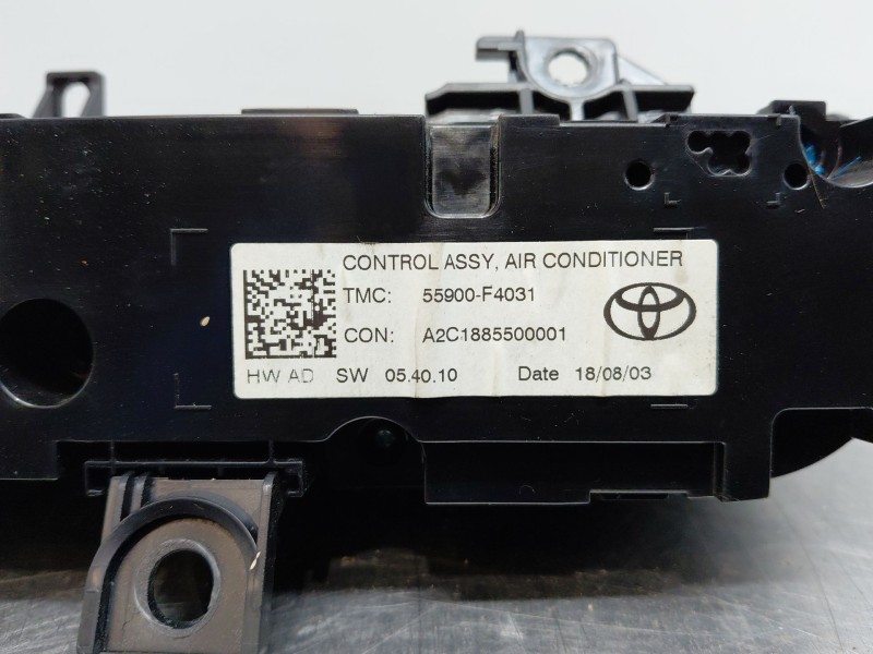 Recambio de mando climatizador para toyota c-hr hybrid referencia OEM IAM   