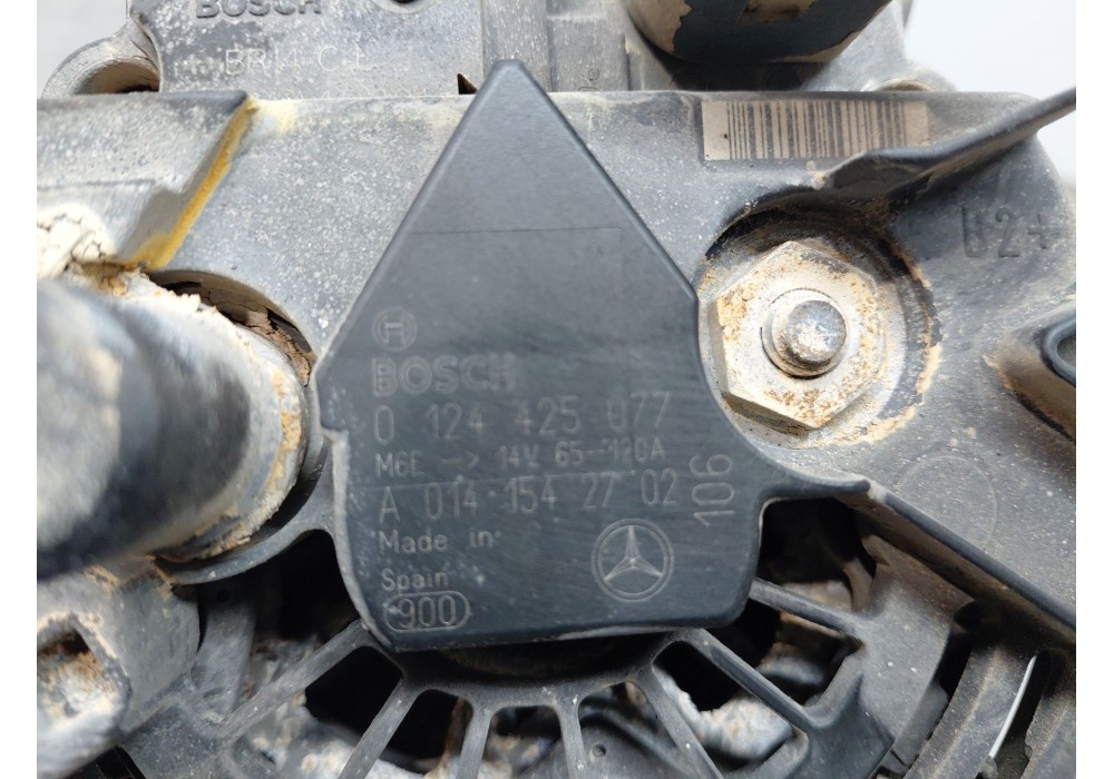 Recambio de alternador para mercedes-benz vito / mixto furgoneta (w639) 110 cdi (639.601, 639.603, 639.605) referencia OEM IAM A