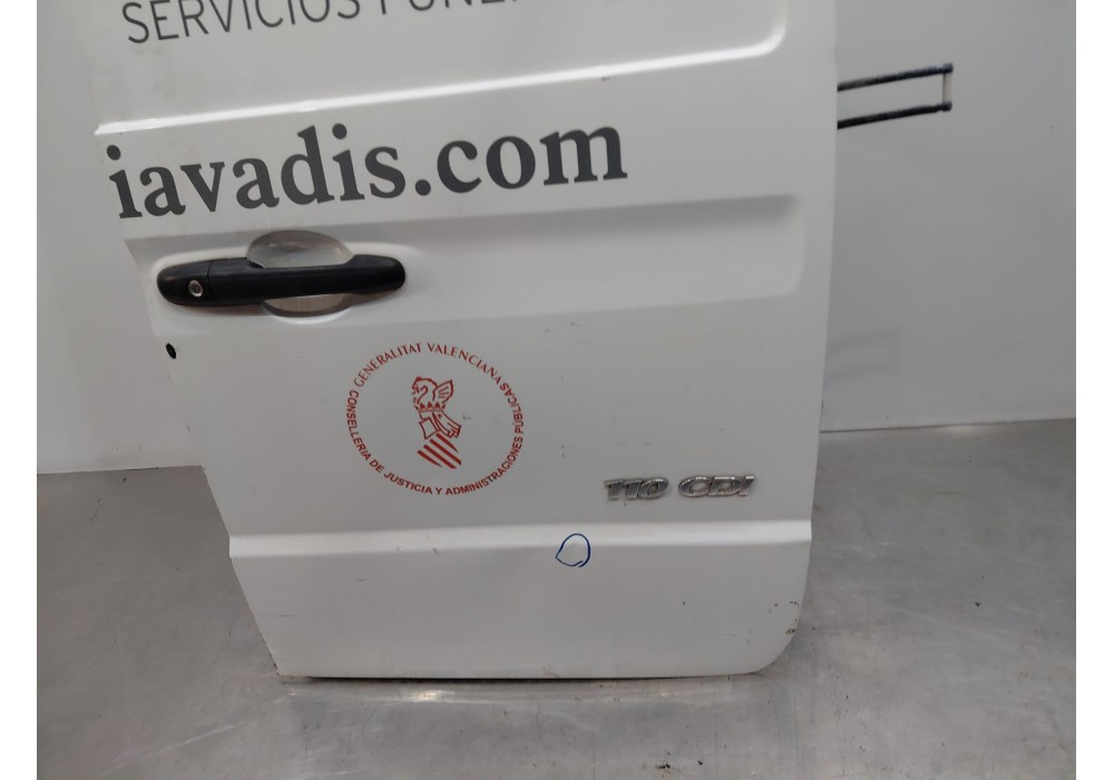 Recambio de puerta trasera derecha para mercedes-benz vito / mixto furgoneta (w639) 110 cdi (639.601, 639.603, 639.605) referenc