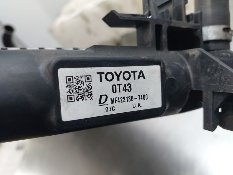 Recambio de radiador agua para toyota corolla (e21) hybrid referencia OEM IAM   