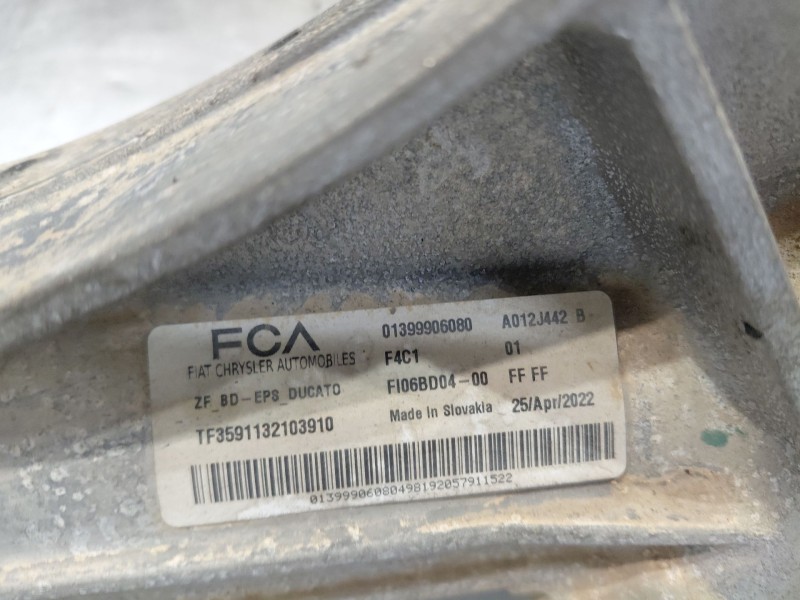 Recambio de cremallera direccion para fiat ducato furgón multijet referencia OEM IAM   