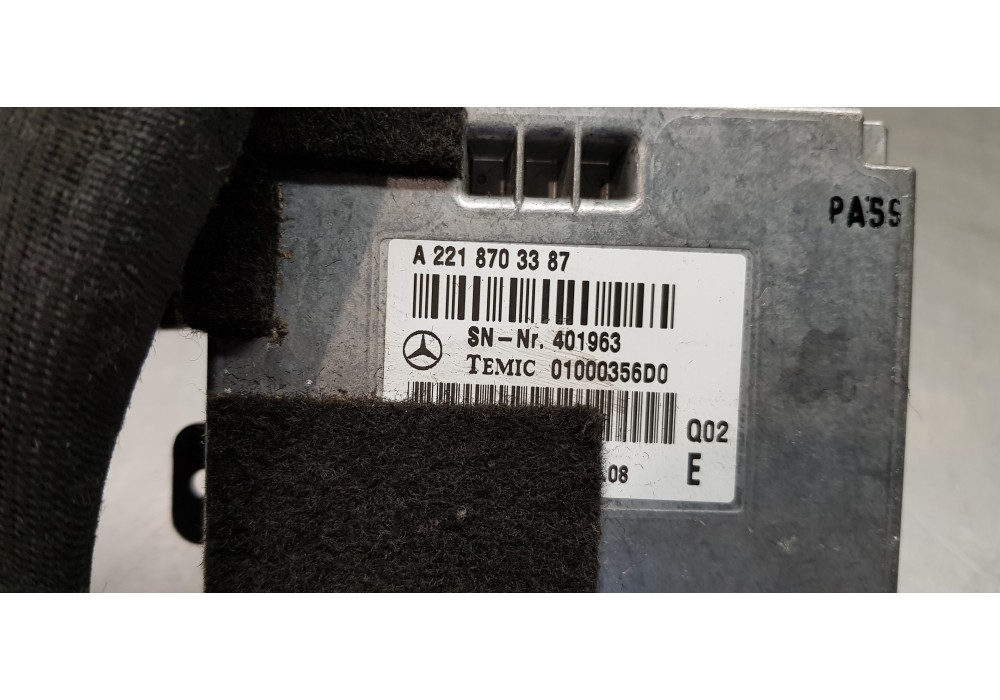 Recambio de modulo electronico para mercedes clase s (w221) berlina 320 / 350 cdi (221.022) referencia OEM IAM A2218703387  