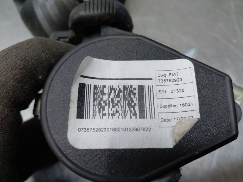 Recambio de cinturon seguridad delantero derecho para fiat ducato furgón multijet referencia OEM IAM   