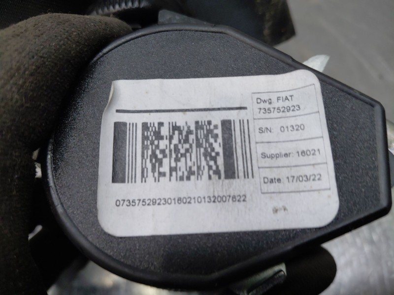 Recambio de cinturon seguridad delantero izquierdo para fiat ducato furgón multijet referencia OEM IAM   