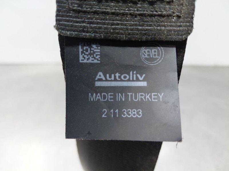Recambio de cinturon seguridad delantero izquierdo para fiat ducato furgón multijet referencia OEM IAM   