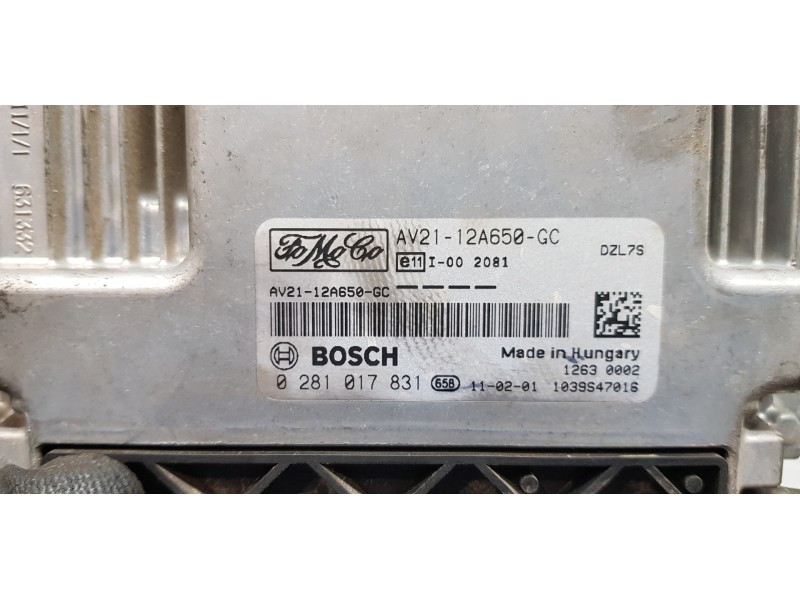 Recambio de centralita motor uce para ford fiesta (cb1) trend referencia OEM IAM AV2112A650GC  