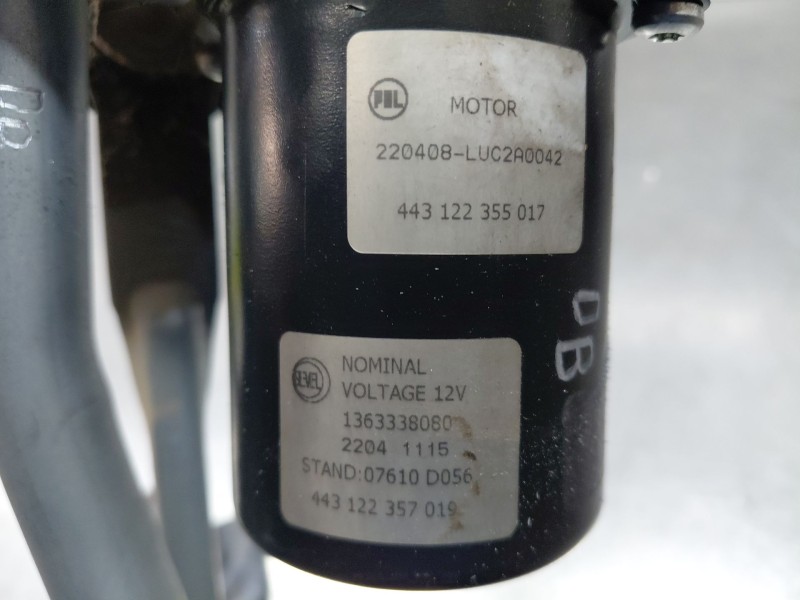 Recambio de motor limpia delantero para fiat ducato furgón multijet referencia OEM IAM   