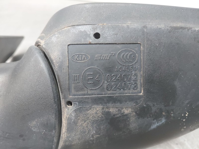 Recambio de retrovisor derecho para kia carens ( ) drive referencia OEM IAM   