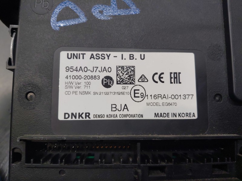 Recambio de modulo confort para kia ceed sportswagon hybrid referencia OEM IAM 954A0J7JA0  