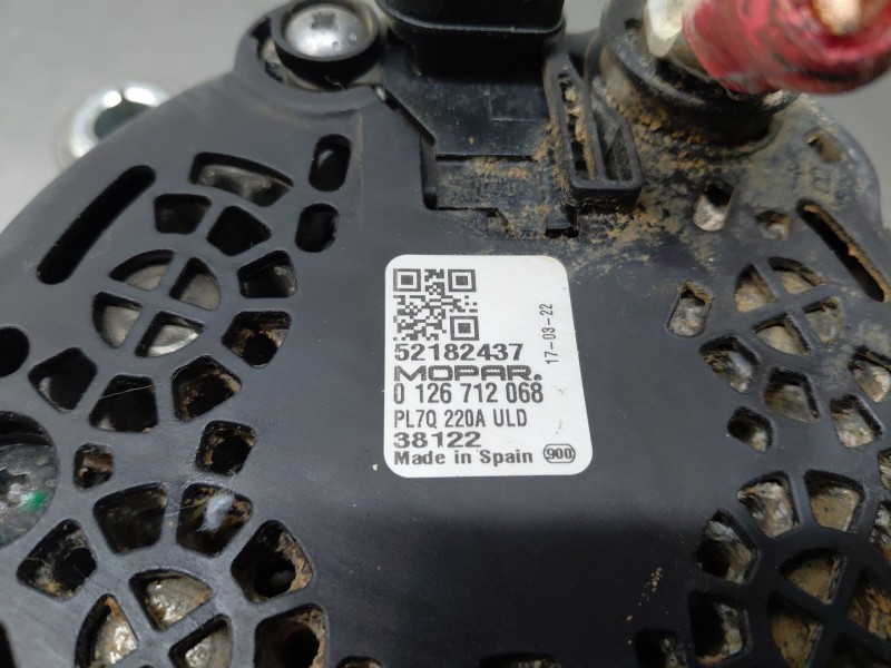 Recambio de alternador para fiat ducato furgón multijet referencia OEM IAM   
