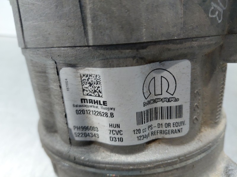 Recambio de compresor aire acondicionado para fiat ducato furgón multijet referencia OEM IAM   