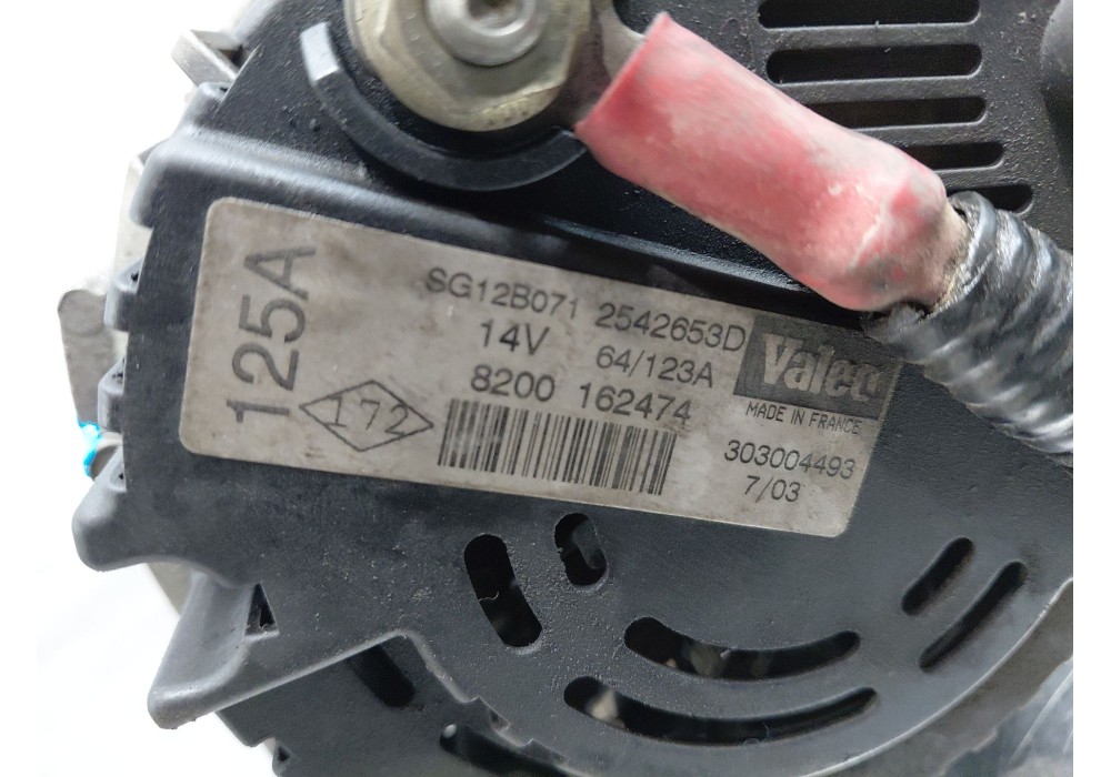 Recambio de alternador para renault laguna ii grandtour (kg0/1_) 1.9 dci (kg0g) referencia OEM IAM   