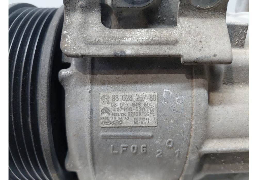 Recambio de compresor aire acondicionado para citroën c4 ii (nc_) 1.6 bluehdi 100 referencia OEM IAM   