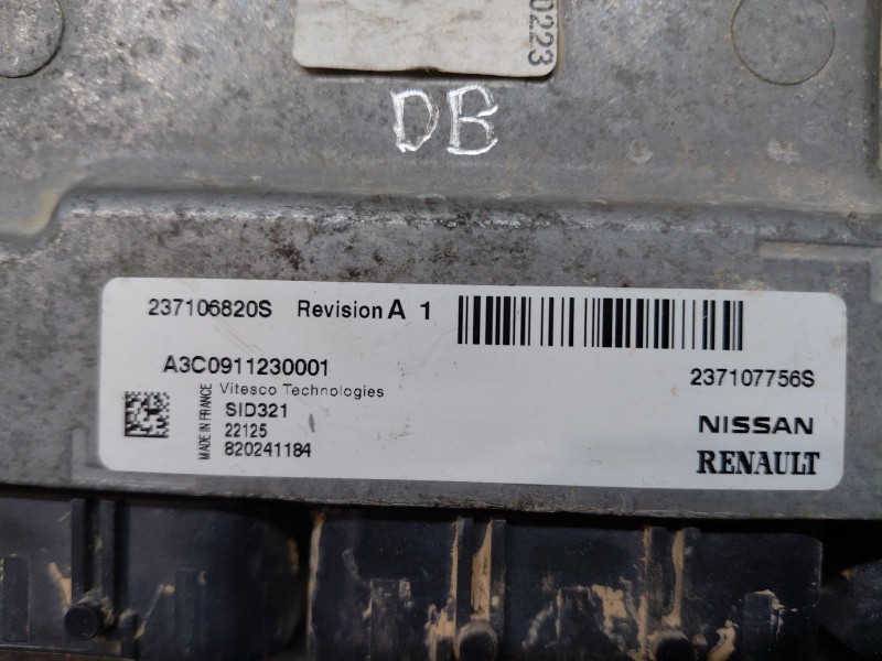 Recambio de centralita motor uce para renault master iii furgón referencia OEM IAM   